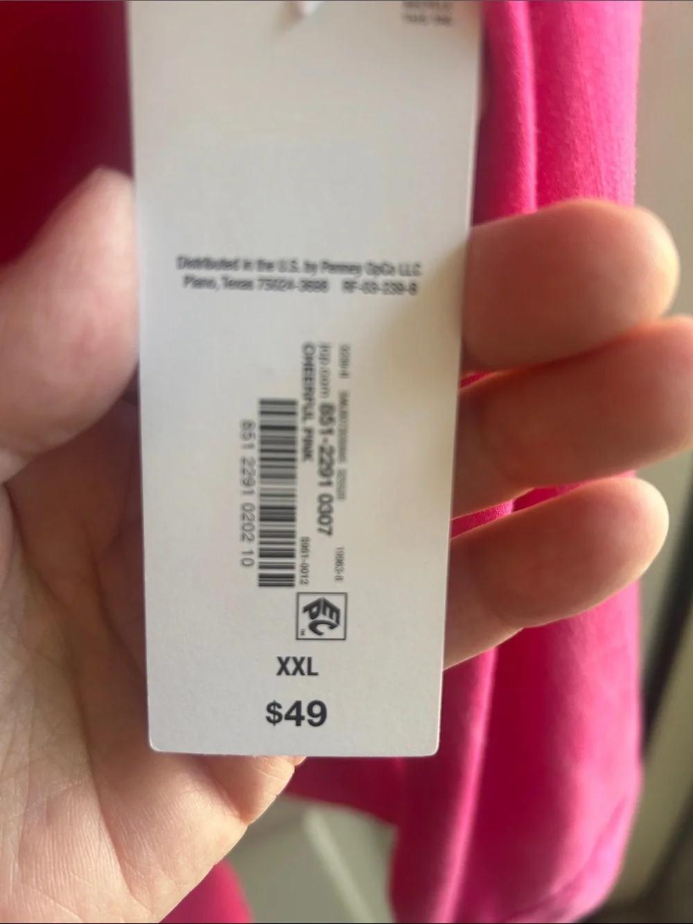 NWT Liz Claiborne SZ XL CHEERFUL PINK Button-Down Shirt
